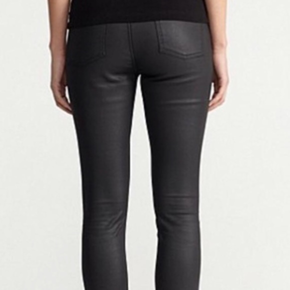 COPY - Eileen Fisher Wax Coated Jeans Organic Cotton 8 - Picture 3 of 8